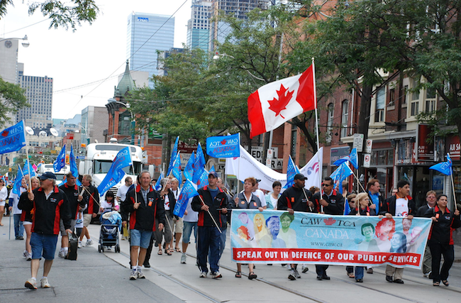 Labour Day parade in Toronto