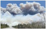 All of Canada in the grip of flames and smoke. But France sends aid only to Quebec